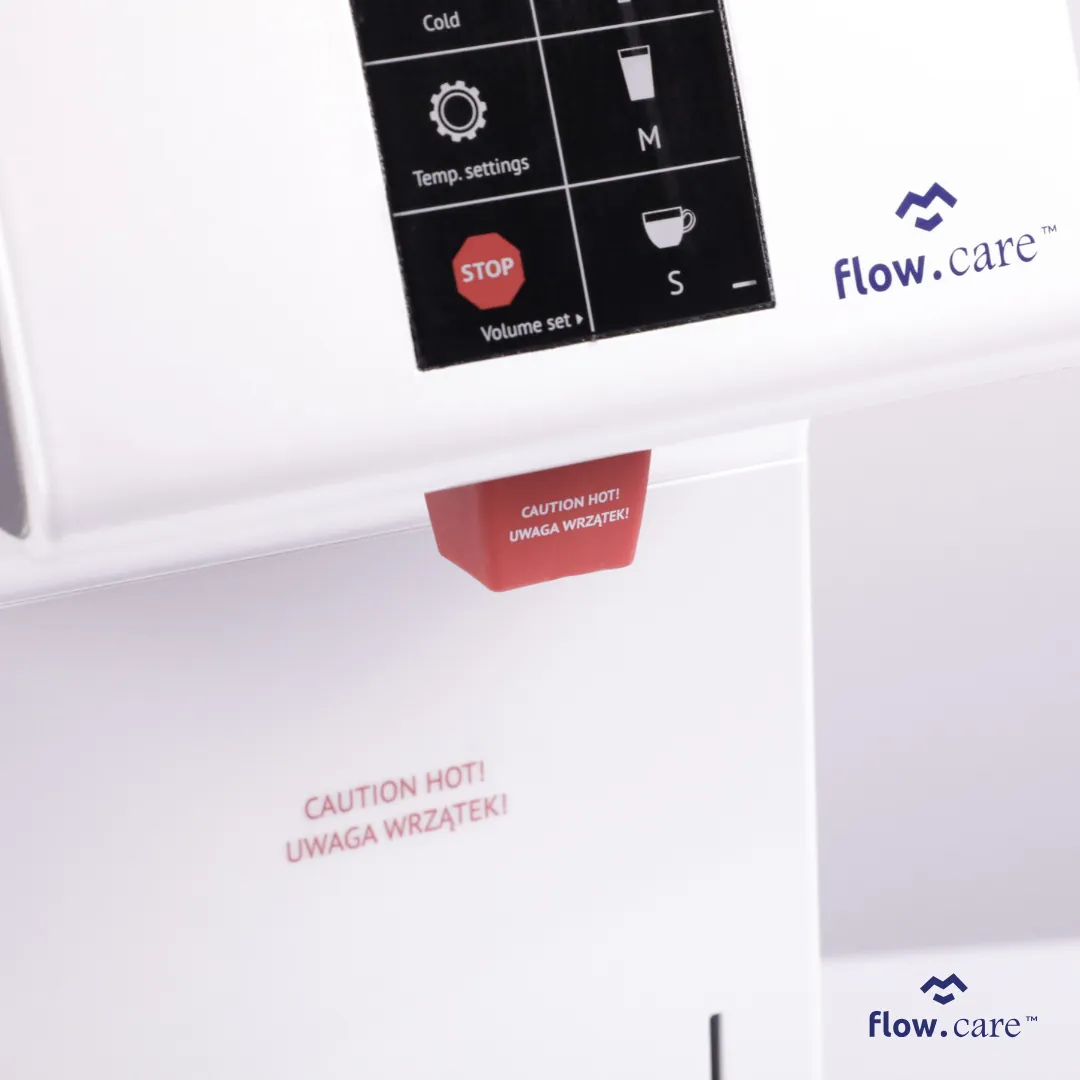 FlowCare HB18 White Warnik do wody z wyświetlaczem