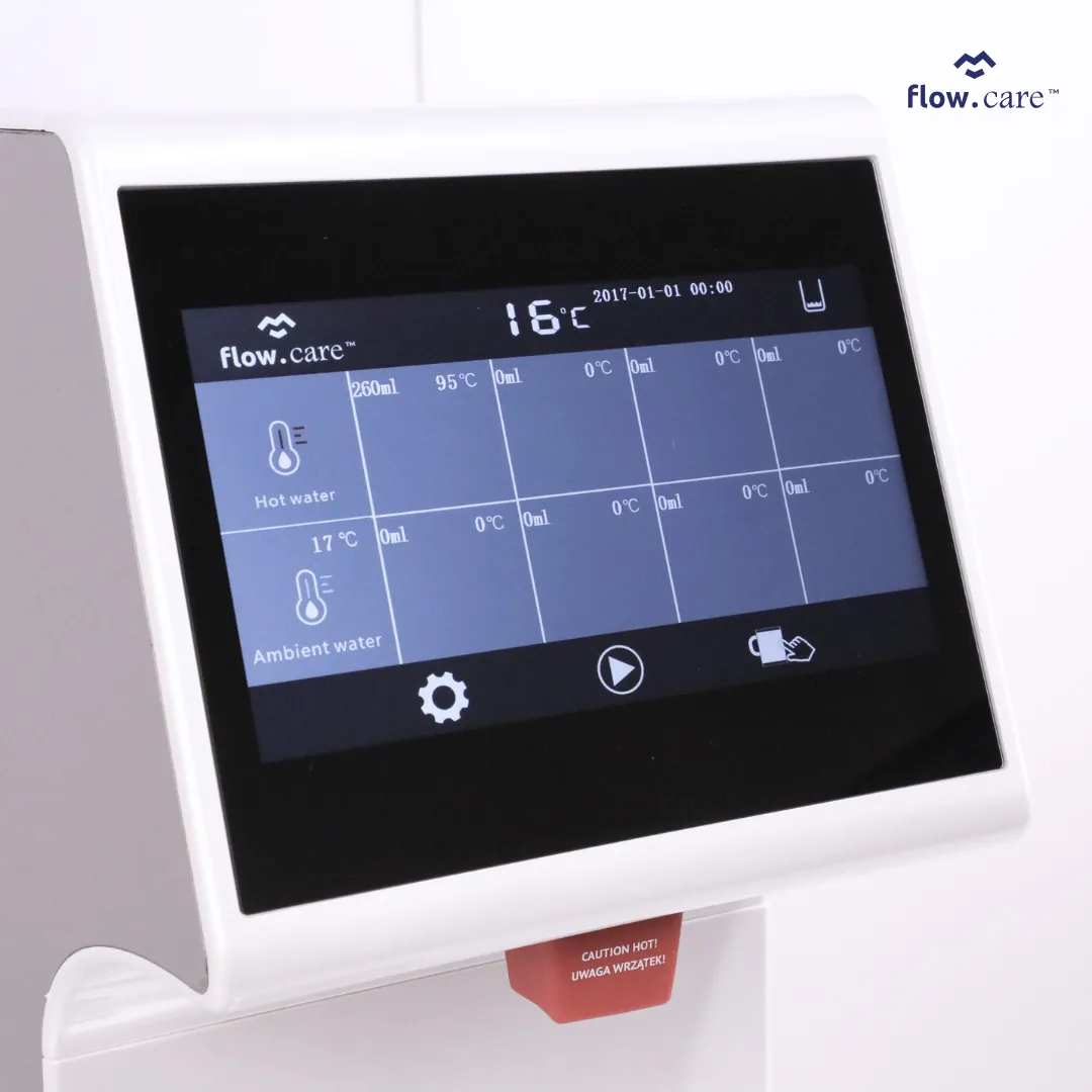 Warnik do wody z dotykowym wyświetlaczem FlowCare HT25 Pro White