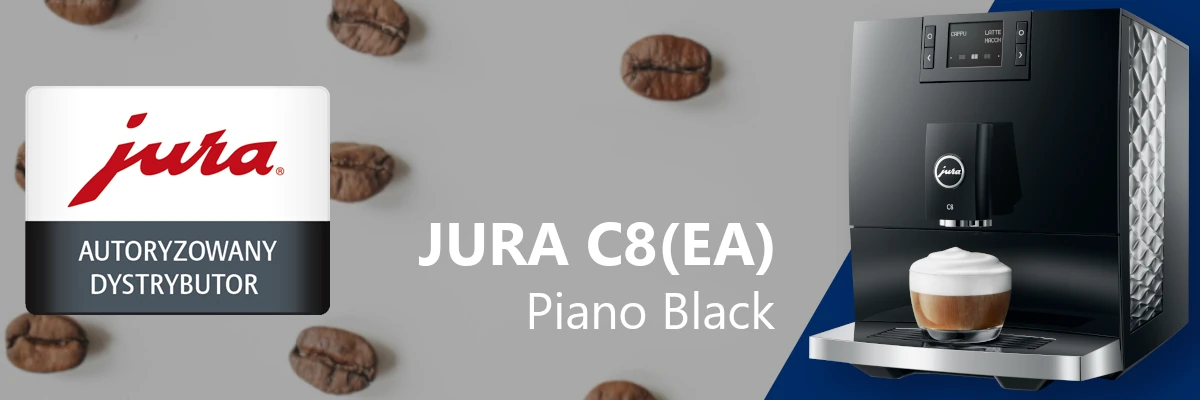 Automatyczny ekspres do kawy Jura C8 EA Piano Black