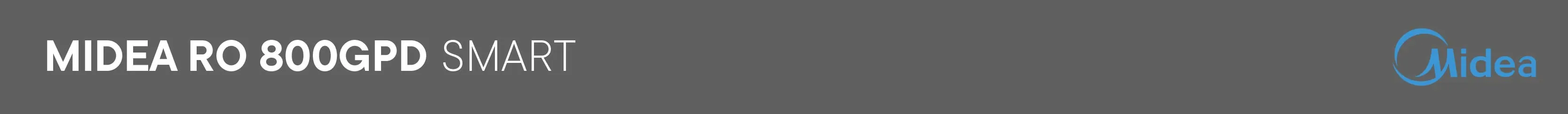 Midea 800GPD Smart RO5 Filtr odwróconej osmozy z WiFi i elektronicznym kranem