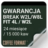 Gwarancja 24 miesięcy do ekspresu BREAK Coffee Format