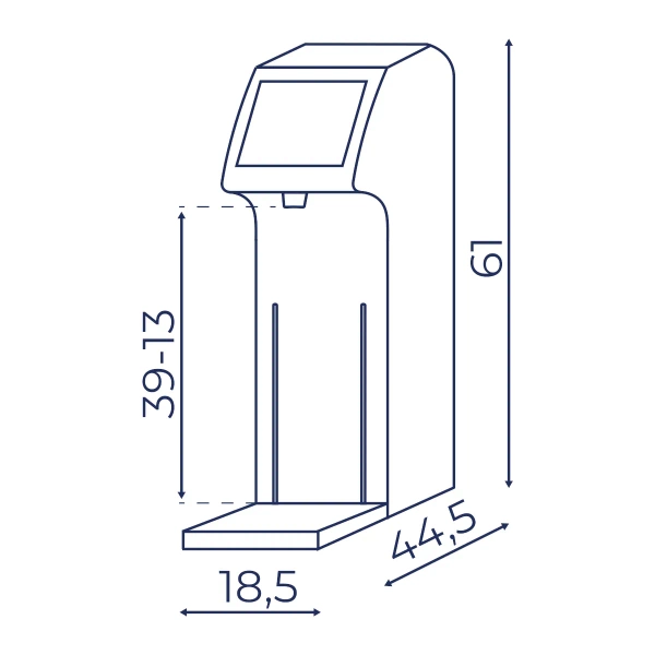 FlowCare HT25 Pro White Warnik do wody z dotykowym wyświetlaczem