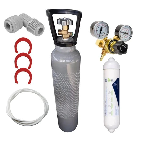 Midea JS1844S SODA PLUS BLACK Wolnostojący dystrybutor wody gazowanej z akcesoriami