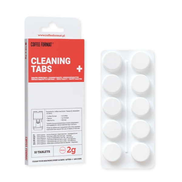 Coffee Format Cleaning TABS+ 10x2g Tabletki do czyszczenia ekspresów