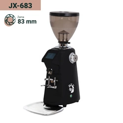 Coffee Format JX-683 Glossy Black Profesjonalny młynek do kawy z wyświetlaczem
