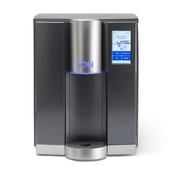 Wynajem wolnostojącego dystrybutora wody do biura Natural Choice ION400 w kolorze grafitowym