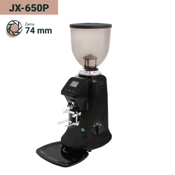 Coffee Format JX-650P Glossy Black Profesjonalny młynek do kawy z wyświetlaczem