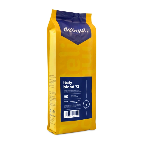 Deliqui Italy Blend 73 Kawa ziarnista 70% Arabica 30% Robusta 1000g