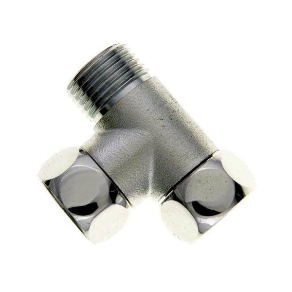 Aquafilter FT04 Mosiężne przyłącze wody trójnik z półśrubunkami 3 x 1/2"