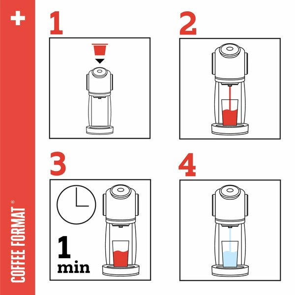 Coffee Format Cleaning Capsule+ x4 Kapsułki do czyszczenia ekspresu