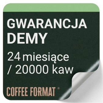 Gwarancja 24 miesięcy do ekspresu DEMY Coffee Format