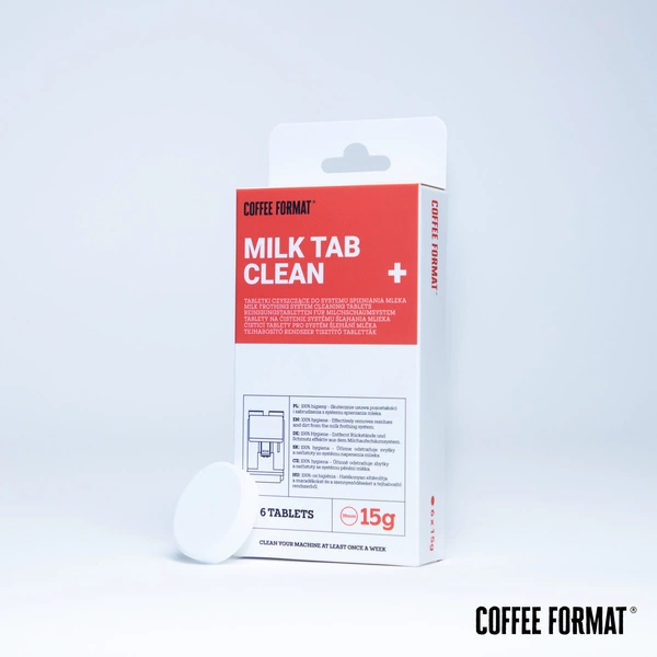Coffee Format Milk Tab Clean+ 6x15g Tabletki do czyszczenia systemu mlecznego