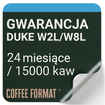 Gwarancja 24 miesięcy do ekspresu DUKE Coffee Format