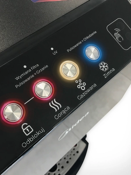 Midea JS1844S SODA PLUS BLACK Wolnostojący dystrybutor wody