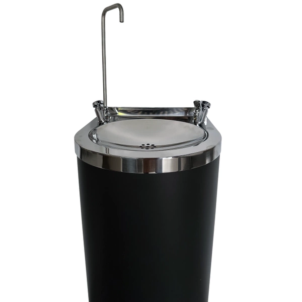 Aqua Solution AQF300 Black Czarna fontanna wody pitnej z dodatkowym kranikiem