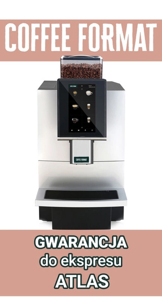 Gwarancja do ekspresu ATLAS, DUKE, BREAK, SEED Coffee Format 12 msc / 15 tys. kaw