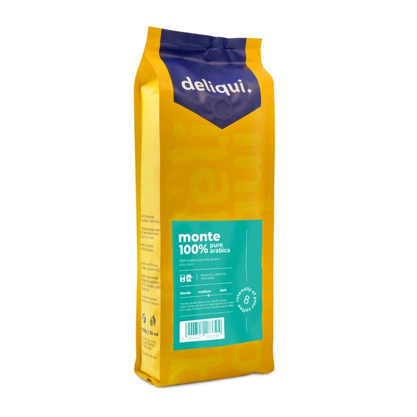 Deliqui Monte Kawa ziarnista 100% Arabica 1000g