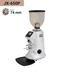 Coffee Format JX-650P Silver Profesjonalny młynek do kawy z wyświetlaczem