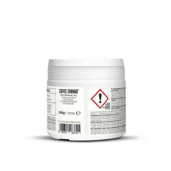 Coffee Format Duże opakowanie dwufazowych tabletek czyszczących i mały płyn do systemu mlecznego
