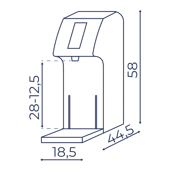FlowCare HB18 White Warnik do wody z wyświetlaczem