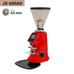 Coffee Format JX-600AD Red Profesjonalny młynek do kawy z wyświetlaczem